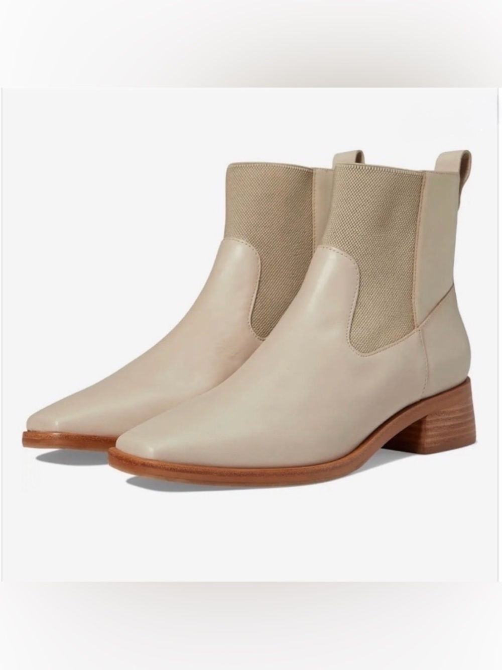 EUC,  Bernardo Hayes Chelsea Ankle Boots in Clay Antique Calf Leather, Size 10